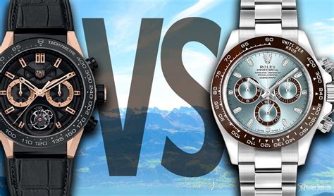 tag heuer rolex look alike|Rolex vs heur.